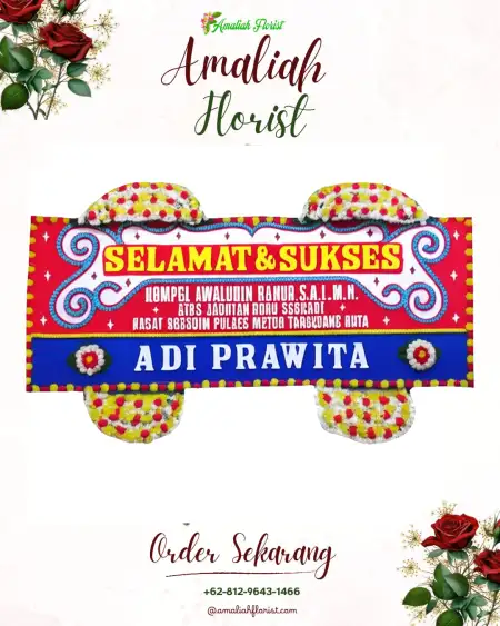 Papan Bunga Ucapan Selamat Ujungwatu